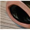 Image 7 : Green Glazed Ceramic Dog Figurine, Duck Figurine, and Triple Section Dish Trio