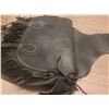 Image 10 : Black Leather Double Saddle Bag with Fringe and Western Styling