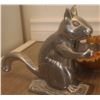 Image 8 : Decorative Lot: Brass Pig, Squirrel Nutcracker, Sabre Basket, Steak Set