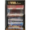 Image 2 : DVD and VHS Lot Including WWII, Civil War, and Feature Films