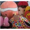 Image 3 : Blue Metal Push 'Em Toy Box With Assorted Plush Toys