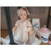 Image 2 : Baby Doll, Ceramic Teapot, Alphabet Quilt, and Four Fairy Figurines
