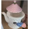 Image 6 : Baby Doll, Ceramic Teapot, Alphabet Quilt, and Four Fairy Figurines