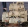 Image 2 : Wooden Model Ship with Agio and King Edward Imperial Cigar Tins