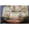 Image 3 : Wooden Model Ship with Agio and King Edward Imperial Cigar Tins