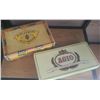 Image 7 : Wooden Model Ship with Agio and King Edward Imperial Cigar Tins