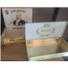 Image 8 : Wooden Model Ship with Agio and King Edward Imperial Cigar Tins
