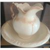 Image 7 : Arnels Ceramic Pitcher & Basin Set with Bell, Rolling Pin, and Embroidered Towel