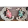 Image 9 : Ceramic Decor: Figurines, Green Vases, Teapot, Spoons