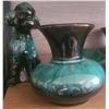 Image 2 : B.M.C. Canada Green Glazed Pottery Collection: Swan, Dog, Vase, Bowl