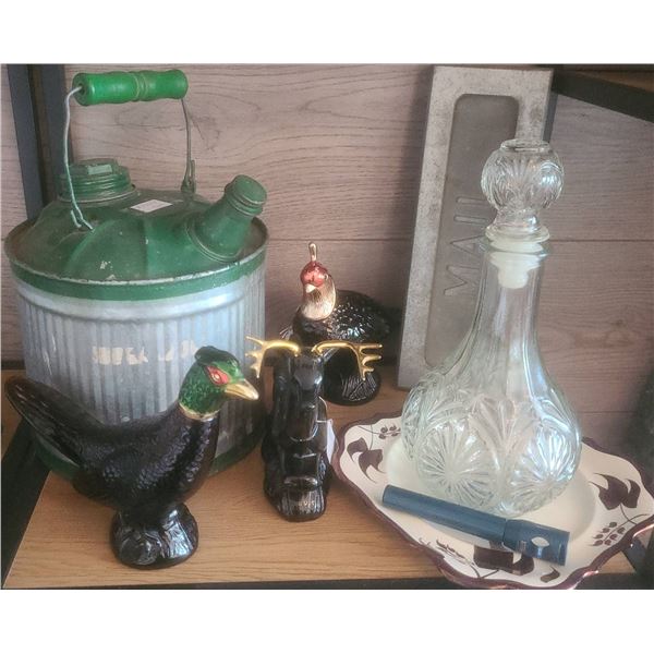 Avon Collectible Bottles, Glass Decanter