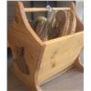 Image 4 : Household Lot: Wooden Carrier with Dog Motifs