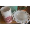 Image 3 : Decorative Household Items Including Glassware and Wall Organizer