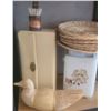 Image 8 : Home Decor Including Magazine Rack, Decorative Containers, Baskets