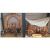 Image 1 : Western Display Set With Brass Horses
