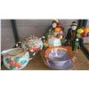 Image 1 : Figurines, Japanese Tea Set, Lusterware Bowl and Plate Assortment