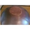 Image 7 : Baribocraft Wooden Bowl and Amber Glass Bowls/Plate