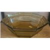 Image 8 : Baribocraft Wooden Bowl and Amber Glass Bowls/Plate
