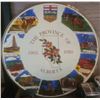 Image 2 : Alberta 75th Anniversary Plate and 6 Avon Car Cologne Bottles