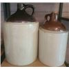 Image 1 : 2 Brown-Top Stoneware Jugs