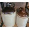 Image 2 : 2 Brown-Top Stoneware Jugs