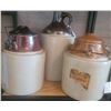 Image 2 : Three Stoneware Crocks