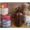 Image 9 : Full Shell and Esso Vintage Oil Cans Plus Accessories