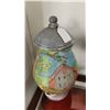 Image 3 : Ceramic Country Motif Jar Lamp, Planter and Faux Plant Dog Topiary