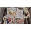 Image 1 : Vintage Sewing Patterns with Woven Storage Basket