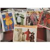Image 4 : Vintage Sewing Patterns with Woven Storage Basket