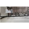 Image 10 : Upholstered Side Chair and Wrought Iron Magazine Rack with Plexi Glass Top