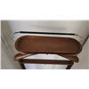 Image 2 : Wooden Clothes Butler Valet Stand with Metal Detail and Decorative Crest
