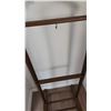 Image 4 : Wooden Clothes Butler Valet Stand with Metal Detail and Decorative Crest