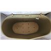 Image 9 : Painted Ceramic Swan, Seagrass Basket, Vintage Laundry Hamper and Wastebasket