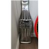 Image 3 : Decorative Items Including 19.5" Tray, Coca-Cola Wall Decor, Vintage Italian Glass Bottles