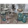 Image 2 : Glass Canning Jars with Ball, Jewel, and Dazey Butter Churn