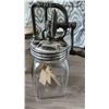 Image 4 : Glass Canning Jars with Ball, Jewel, and Dazey Butter Churn