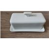 Image 10 : Kitchenware: Plates, sifter, cake plate, scale, teapot