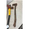 Image 3 : Three Axes with Wood and Painted Handles