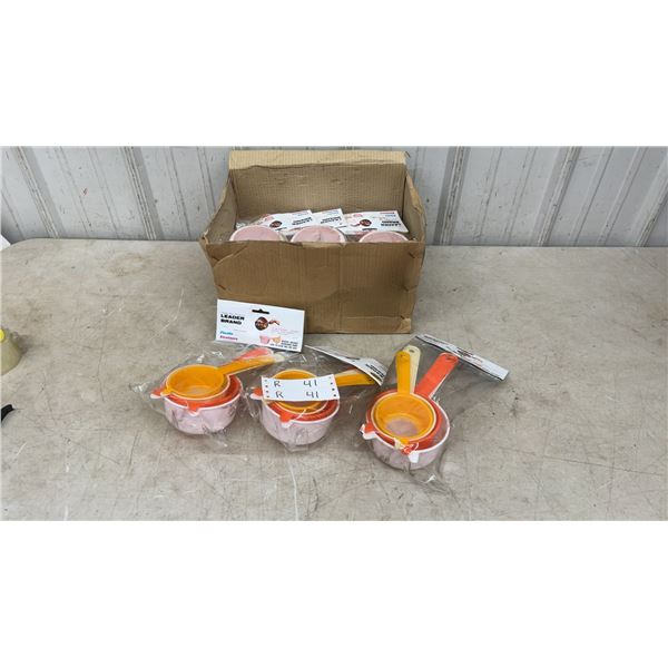 Leader Brand Plastic Strainers: 12 Packages of Strainers, Each with 3 Strainers