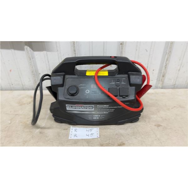 Motomaster Eliminator PowerBox Battery Booster and Portable Power Pack, 1200A Peak, 400W Inverter