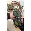 Image 3 : Oxy-Acetylene Torch Set with Hoses, Gauges, and Welding Goggles