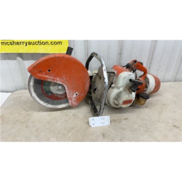 Stihl TS 350 Super Gas-Powered Concrete Cutoff Saw with Diablo 12” Blade