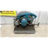 Image 3 : Makita 2414B 14” Chop Saw, 120V, 15A, 1650W, 3800 RPM, and Base