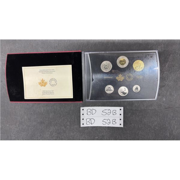 2020 Royal Canadian Mint 6-Coin Specimen Set, Black-Footed Ferret