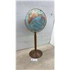 Image 1 : Vintage Replogle Raised Relief Floor/Pedestal World Globe, 31” Tall