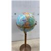 Image 5 : Vintage Replogle Raised Relief Floor/Pedestal World Globe, 31” Tall