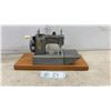 Image 1 : Antique Metal Vulcan Child's Miniature Sewing Machine, Made in England