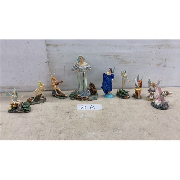 James C Christensen Hand Numbered Pearl Bisque Figure Lot Pixies/Angels