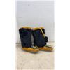 Image 4 : First Nations Cree Buckskin/ Real Fur Mukluks With Cozy Inner Lining, 10.5” Heel to Toe